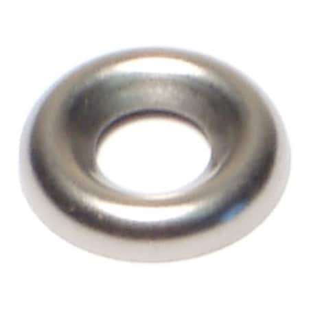 Midwest Fastener Countersunk Washer, Fits Bolt Size #10 , 18-8 Stainless Steel 100 PK 05347